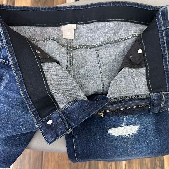 Chico's Jeans Size 3 (16) Slim Leg Inner Elastic Waistband - Picture 11 of 13